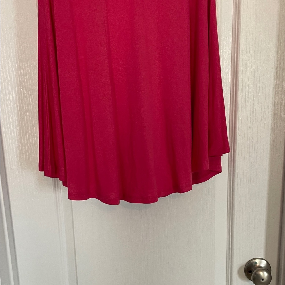 Lane Bryant Bold Pink Sleeveless Top - Picture 4 of 5